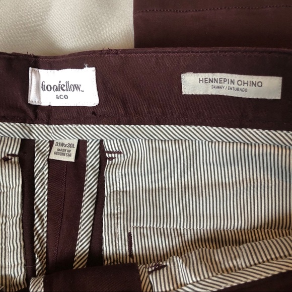 NWT Goodfellow Men’s Skinny Chino Pants - Picture 6 of 7